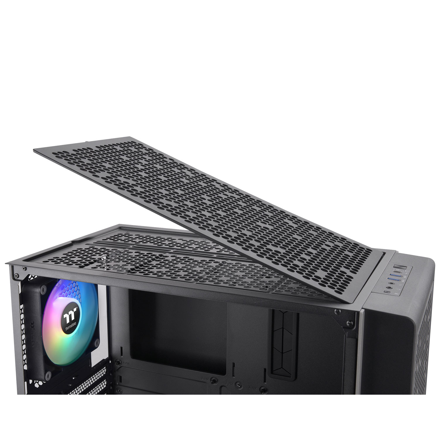 Boîtier d'ordinateur ATX mi-haut Ceres 300TG ARGB Plus de Thermaltake - Noir