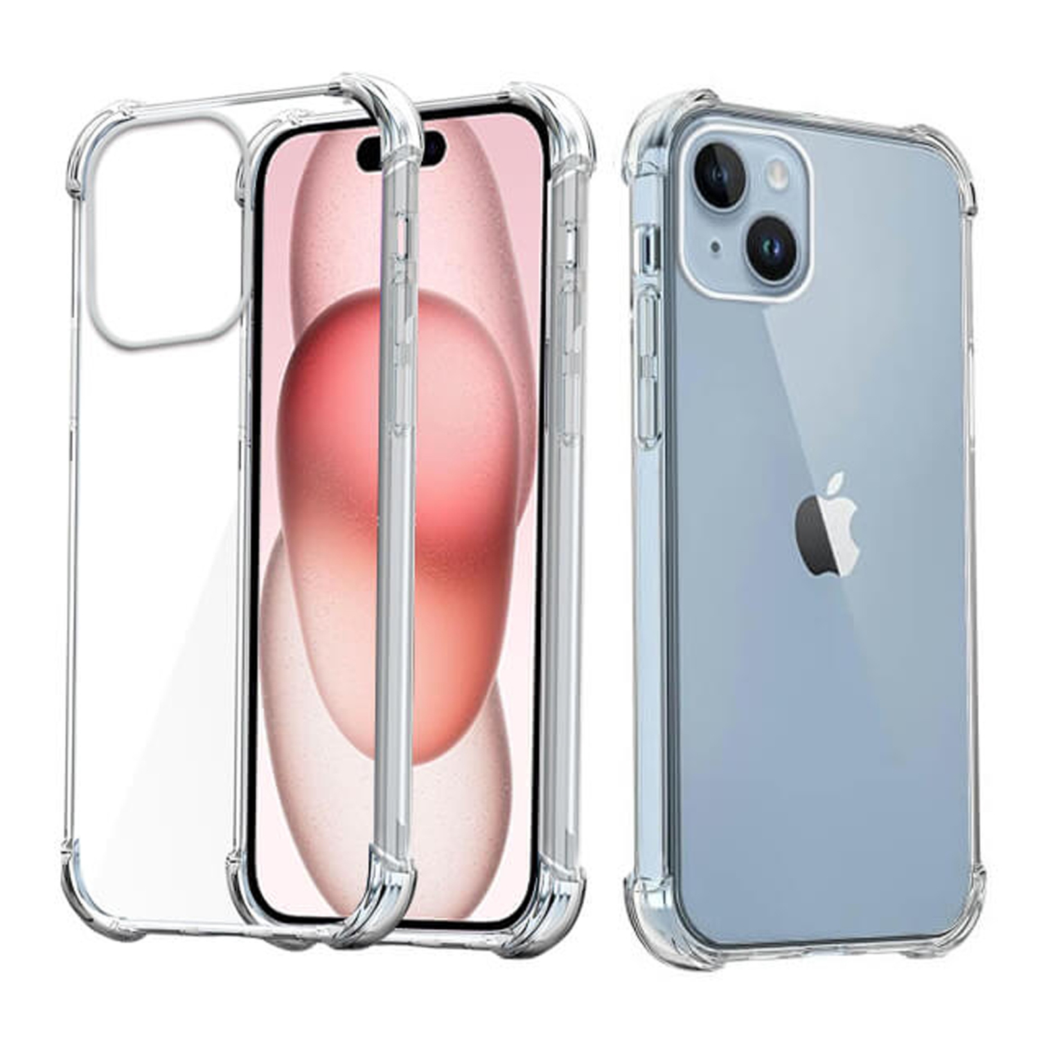 Étui rigide ajusté Supershield pour iPhone 15 - transparent