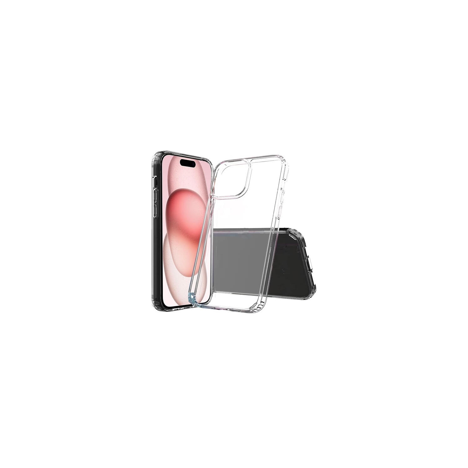 Étui rigide ajusté Supershield pour iPhone 15 plus - transparent