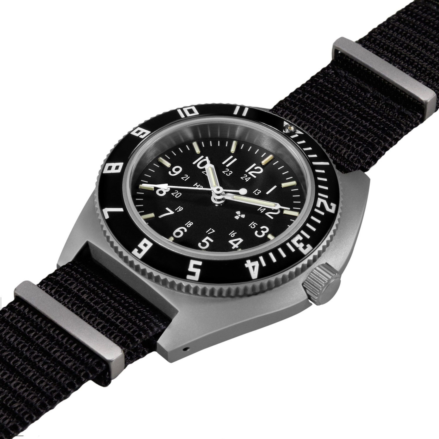 MARATHON- Sterile Steel Navigator on Nylon Defstan 41mm