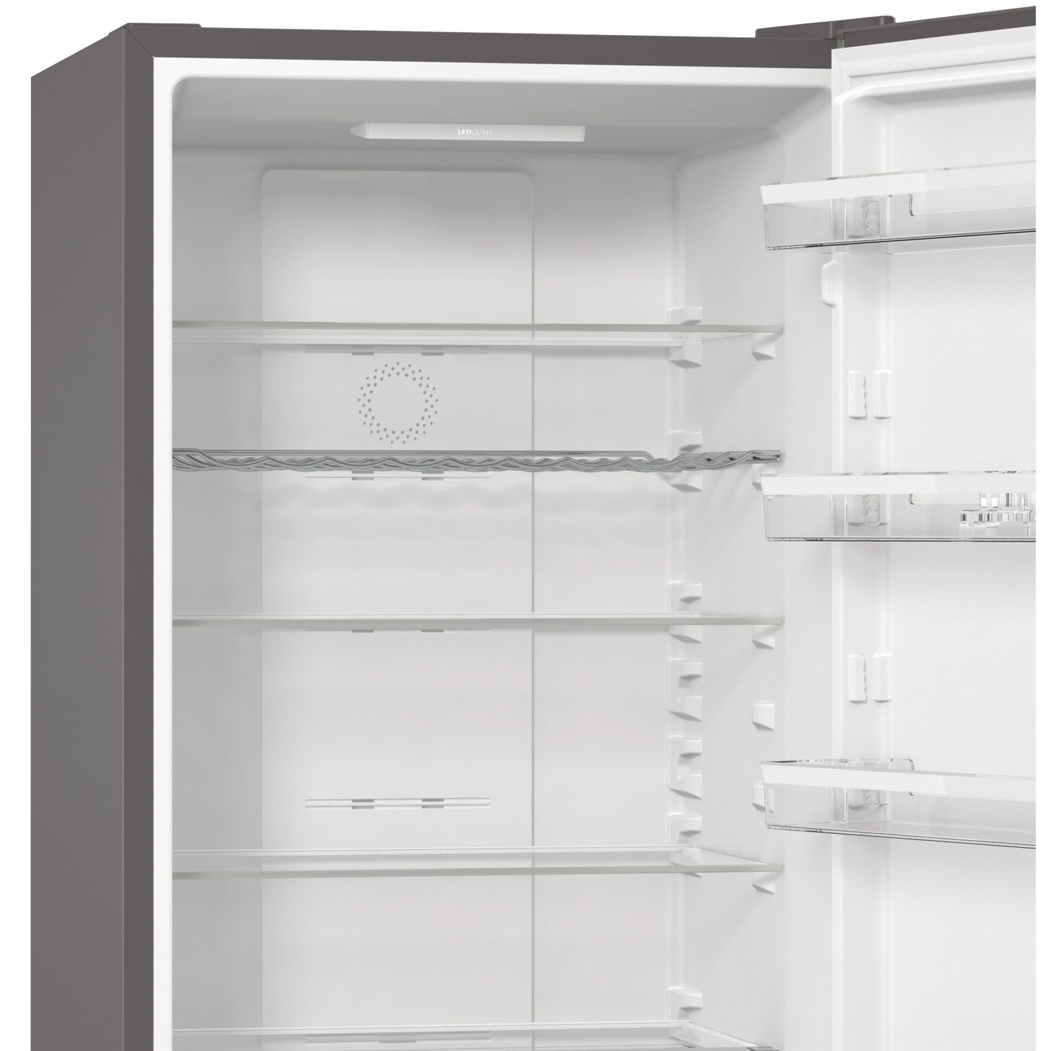 Réfrigérateur à congélateur inférieur avec éclairage DEL 12,5 pi³ 24 po de Smeg - Inox