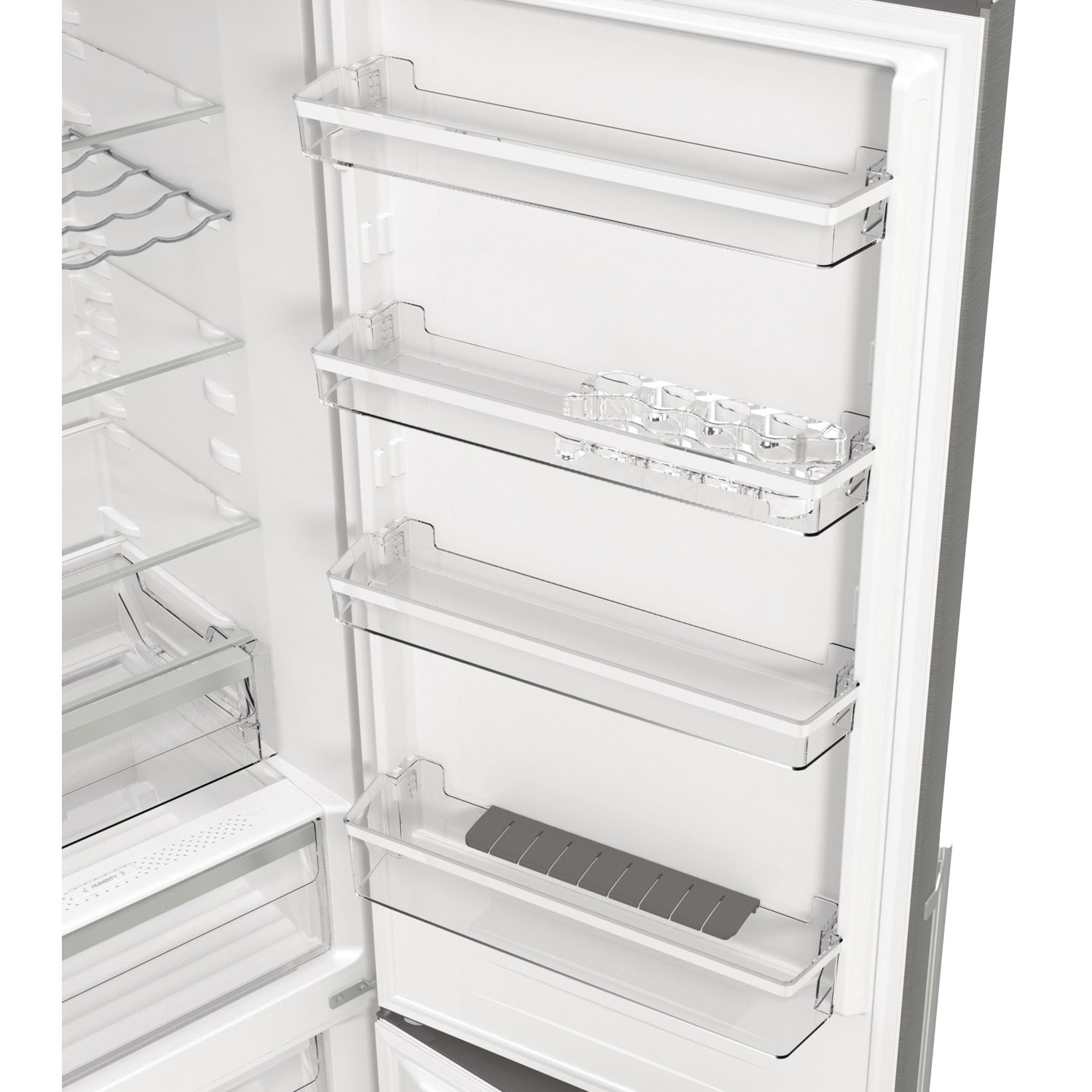 Réfrigérateur à congélateur inférieur avec éclairage DEL 12,5 pi³ 24 po de Smeg - Inox