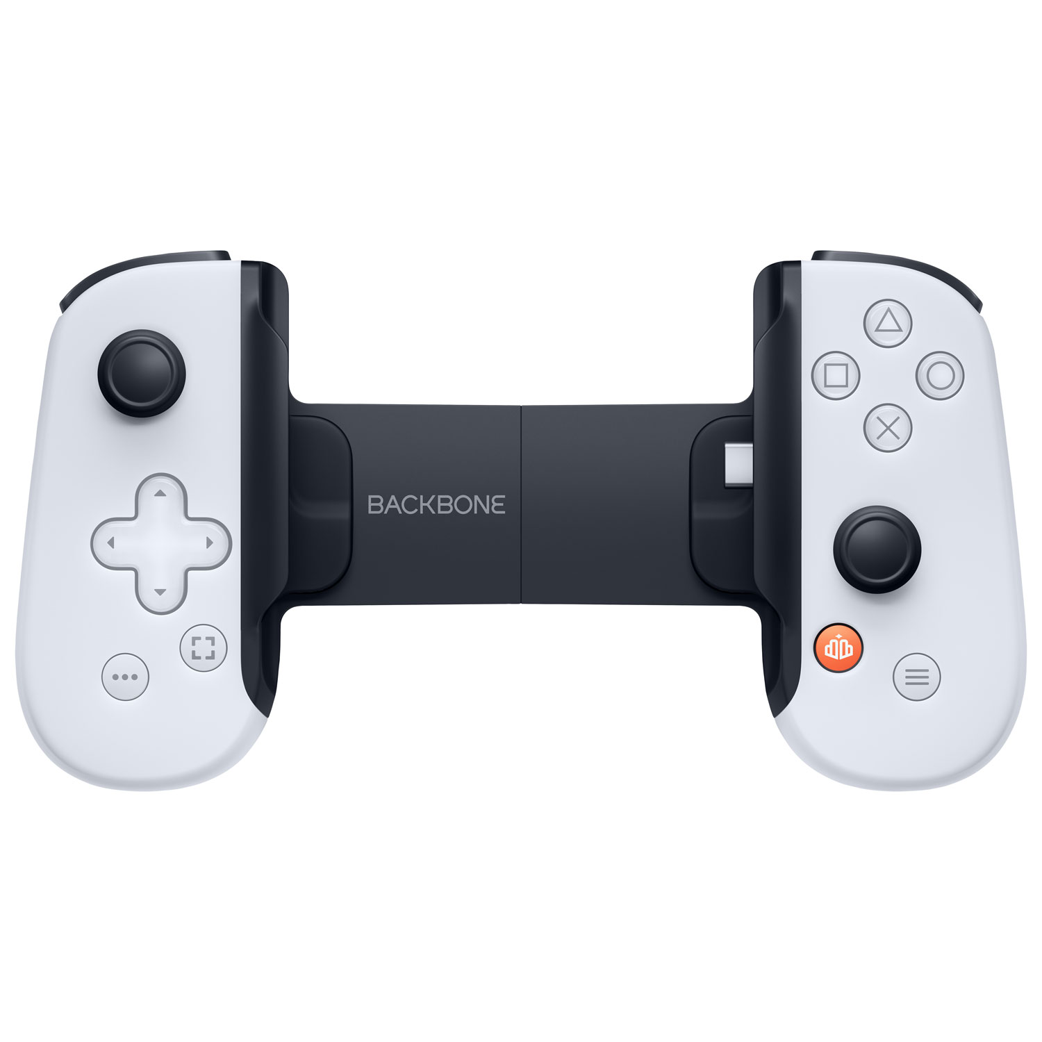 Manette de jeu Backbone One édition PlayStation pour Android et iPhone série 15 - Blanc