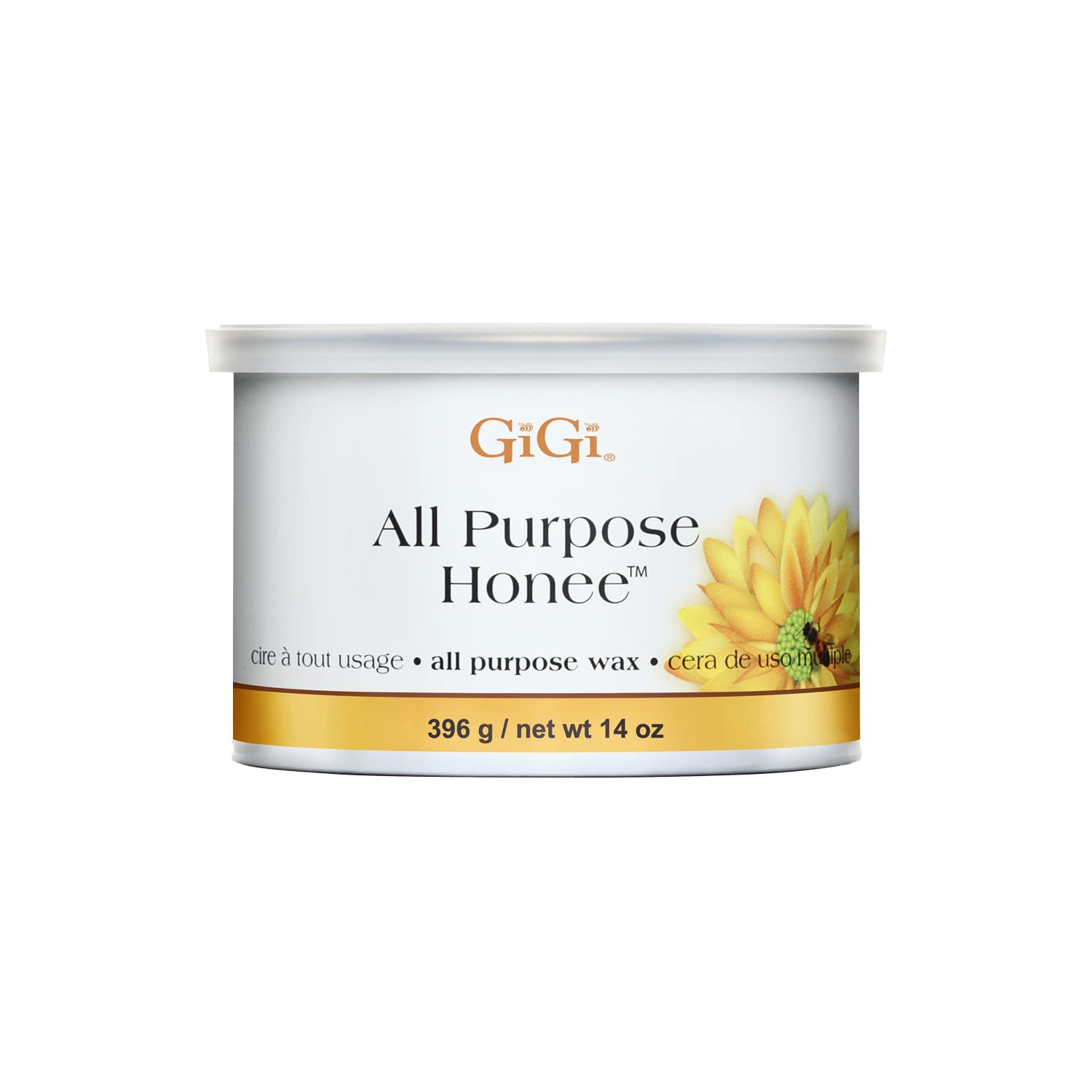 GiGi All Purpose Honee Hair Removal Soft Wax for All Skin and Hair Types, 14 oz