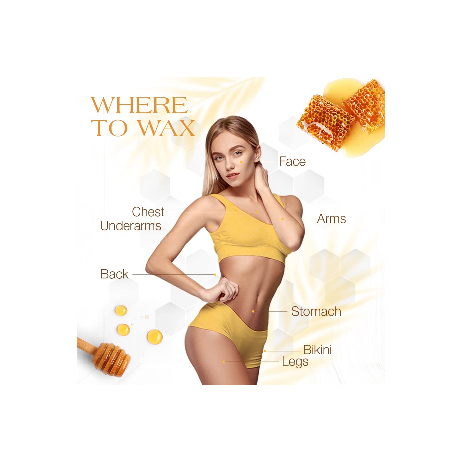 GiGi All Purpose Honee Hair Removal Soft Wax for All Skin and Hair Types, 14 oz