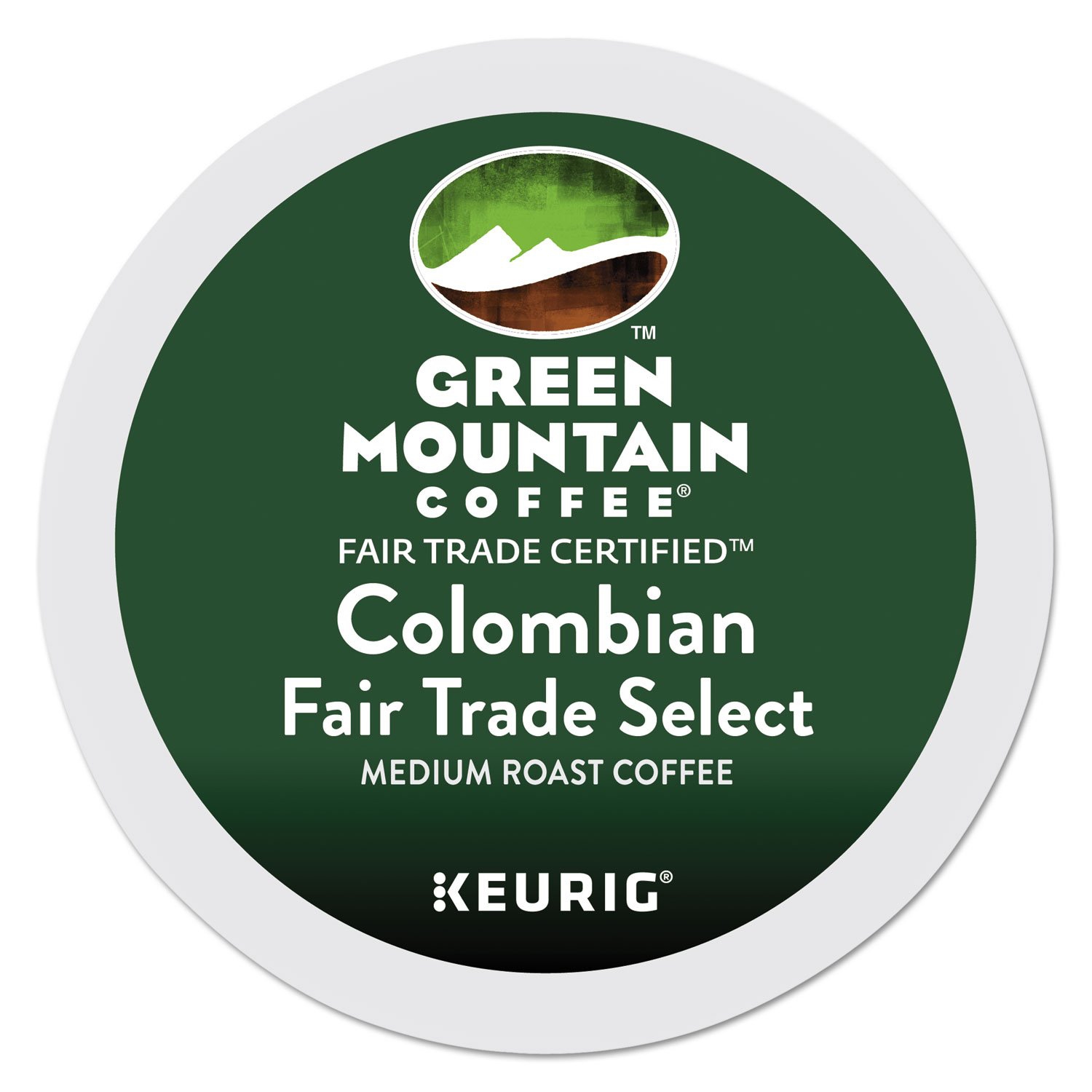 Green Mountain Coffee Roasters Colombia Select, Single-Serve Keurig K-Cup Pods, Medium Roast Coffee, 24 Count