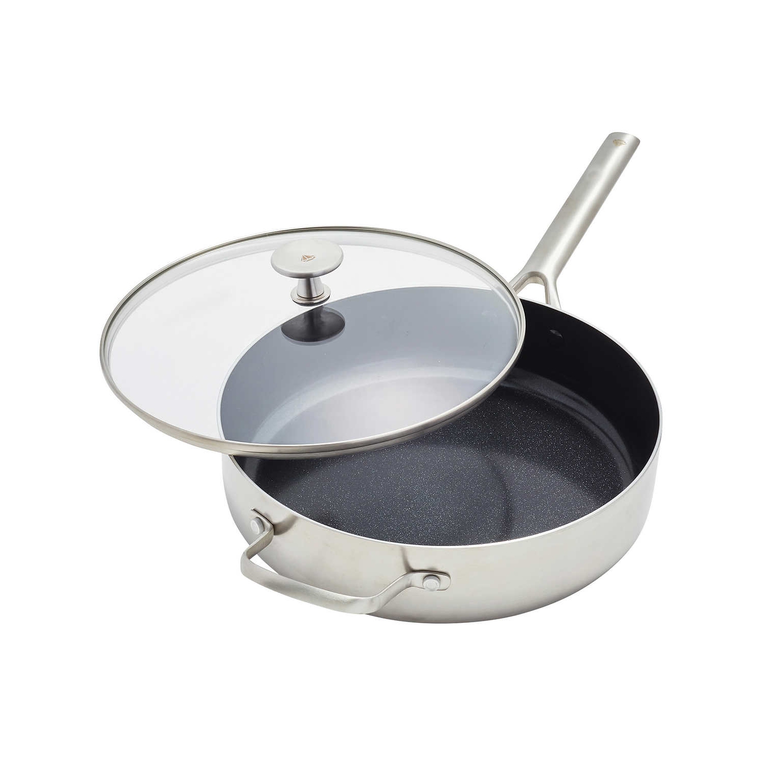 Blue Diamond Triple Steel Deep Sauté Pan with Lid, 28 cm / 4.34 L