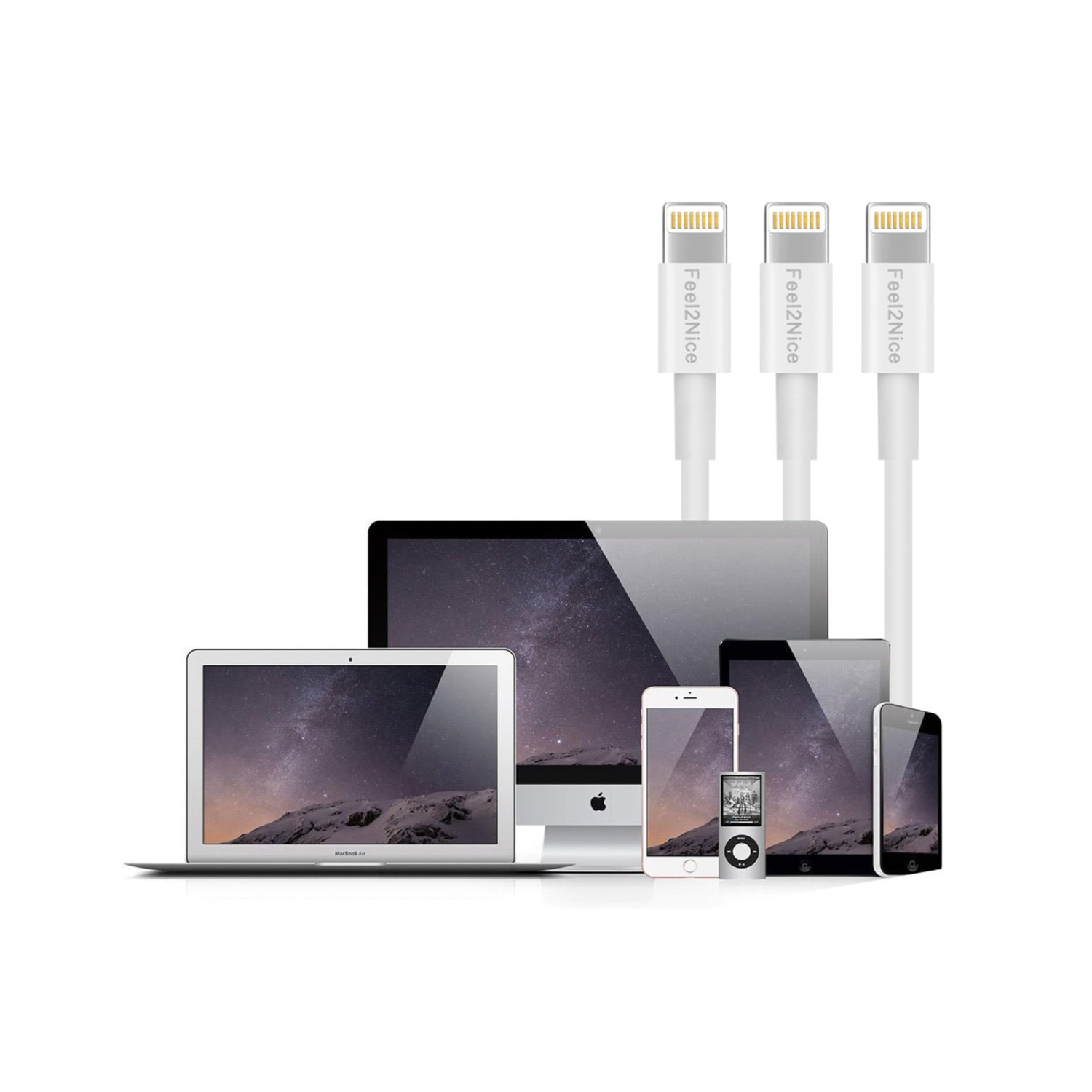 iPhone Charger Cord / 10 Pack 1FT