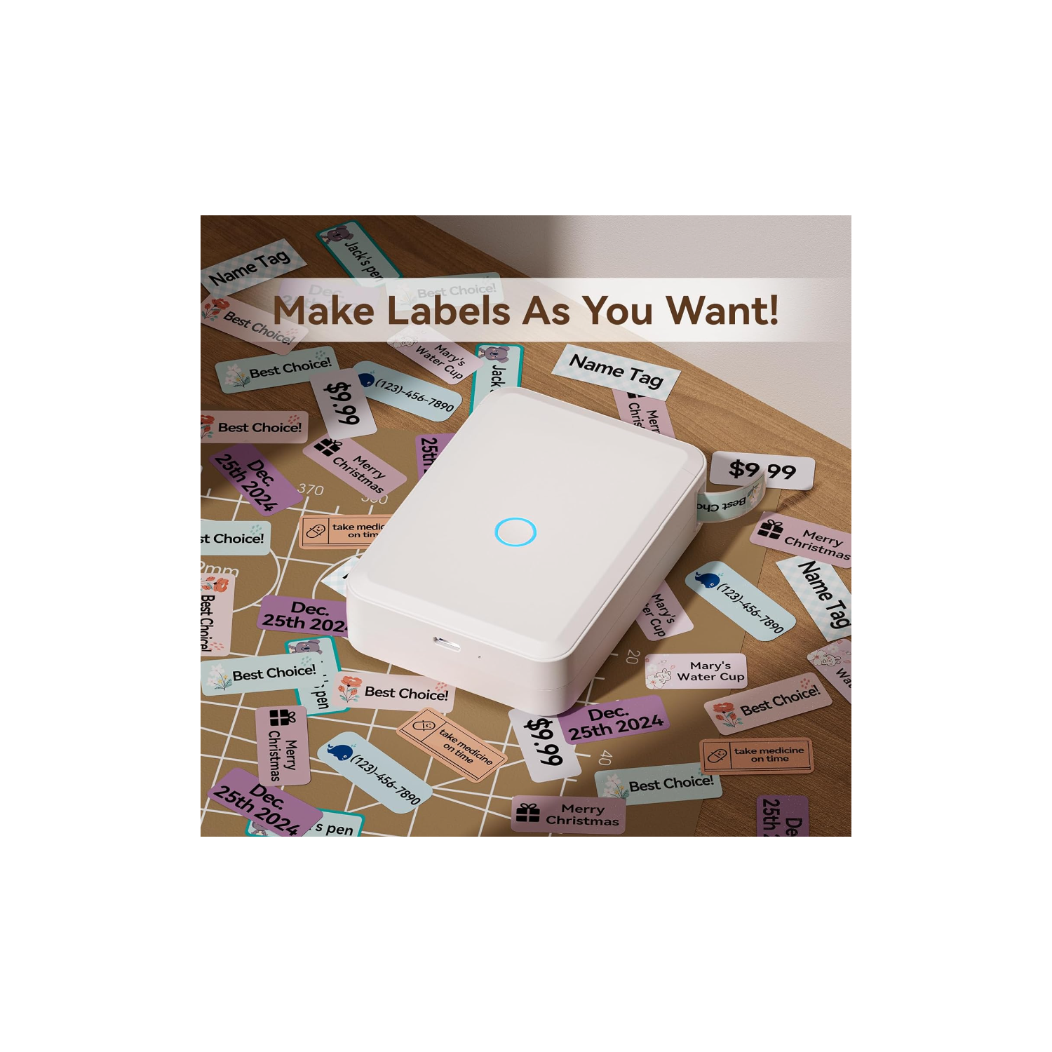 Mini Portable Printer / Thermal Bluetooth Sticker