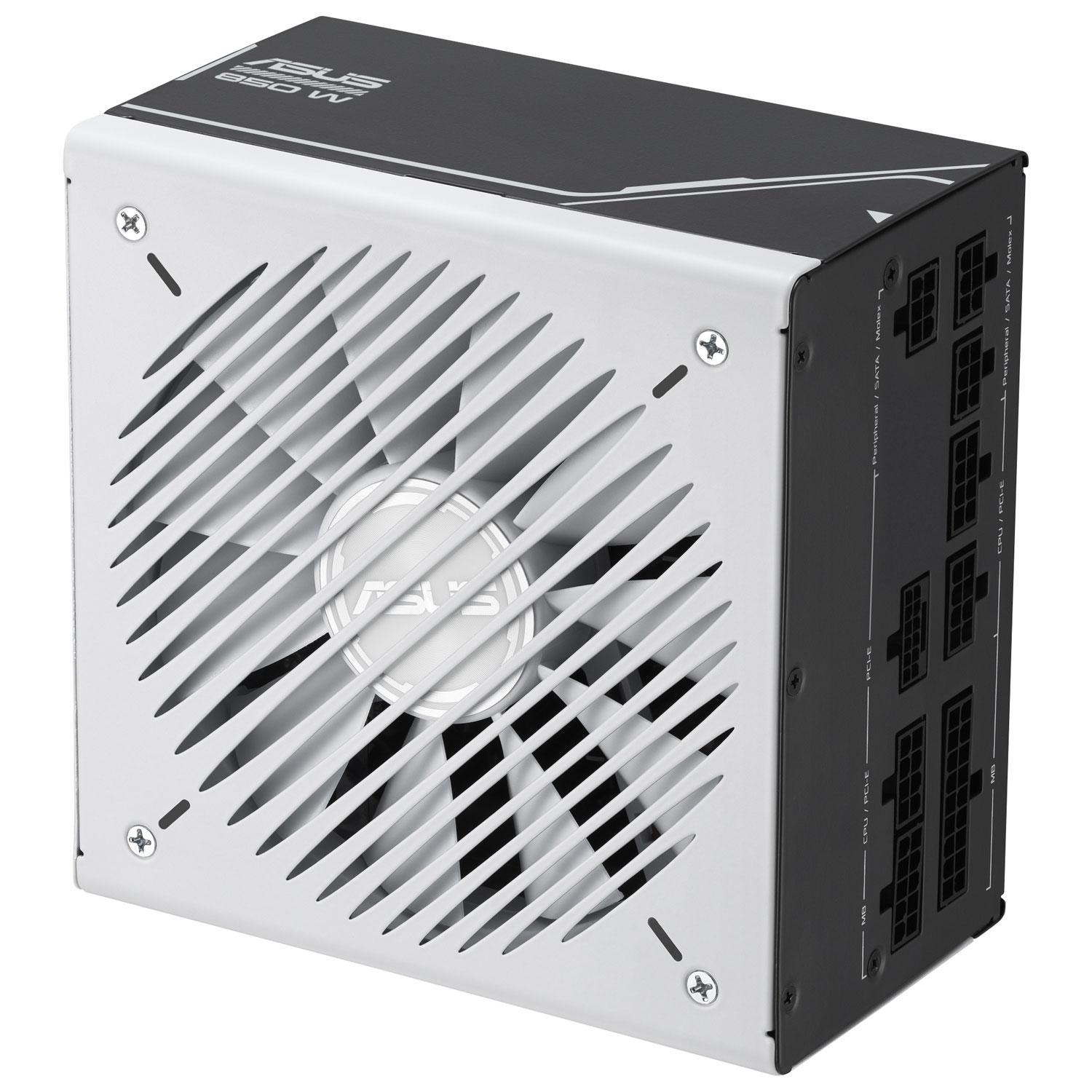 Bloc d'alimentation modulaire ATX Gold de 850 W Prime d'ASUS - Blanc