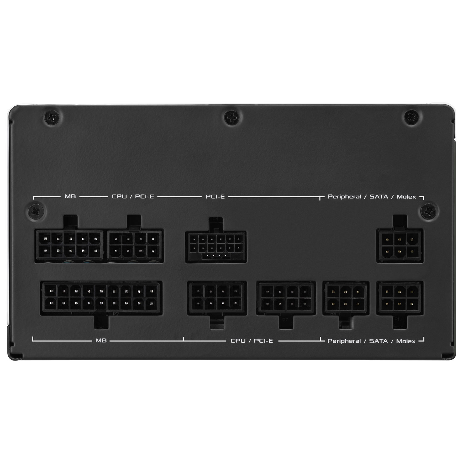 Bloc d'alimentation modulaire ATX Gold de 850 W Prime d'ASUS - Blanc