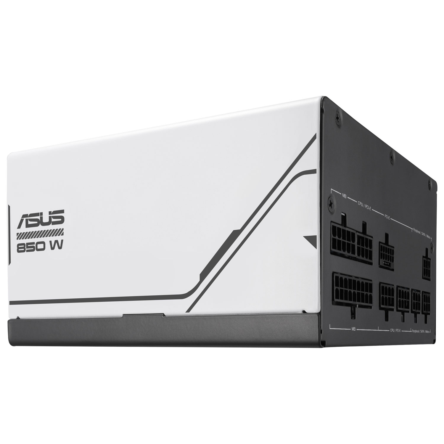 Bloc d'alimentation modulaire ATX Gold de 850 W Prime d'ASUS - Blanc