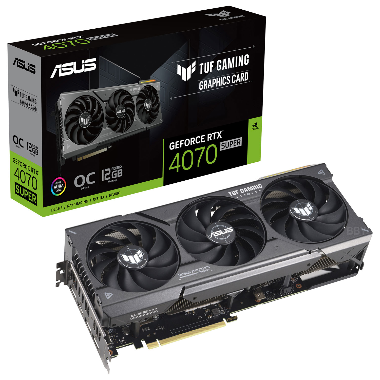 ASUS TUF Gaming GeForce RTX 4070 Super OC Edition 12GB GDDR6X Video Card