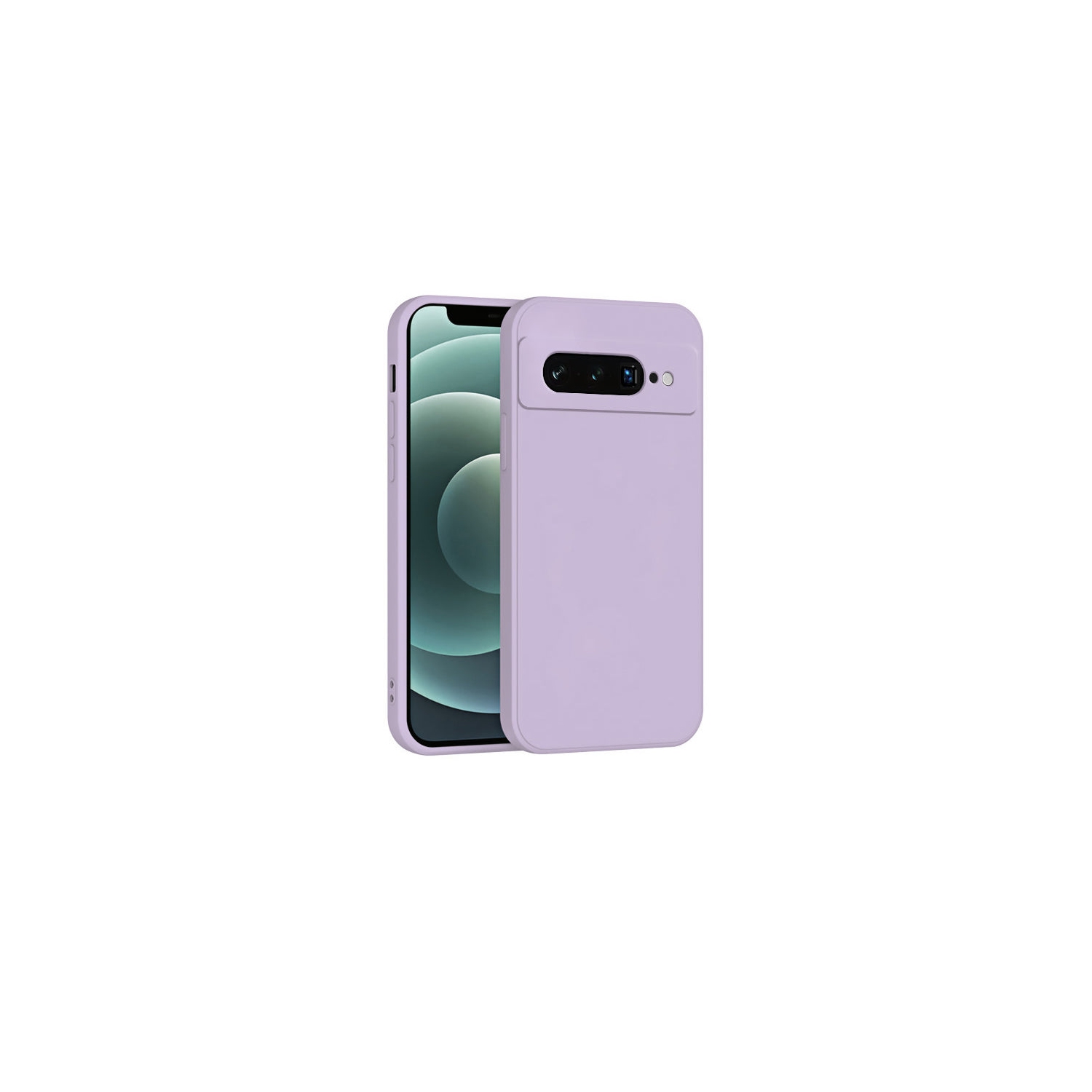 Étui souple violet pastel de PANDACO pour Pixel 7 Pro de Google