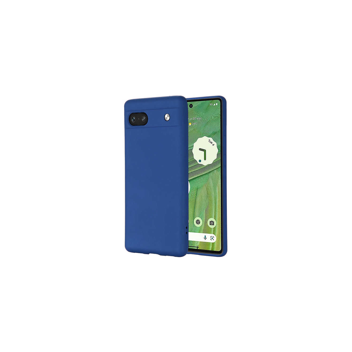 Étui souple bleu marine mat de PANDACO pour Pixel 7a de Google