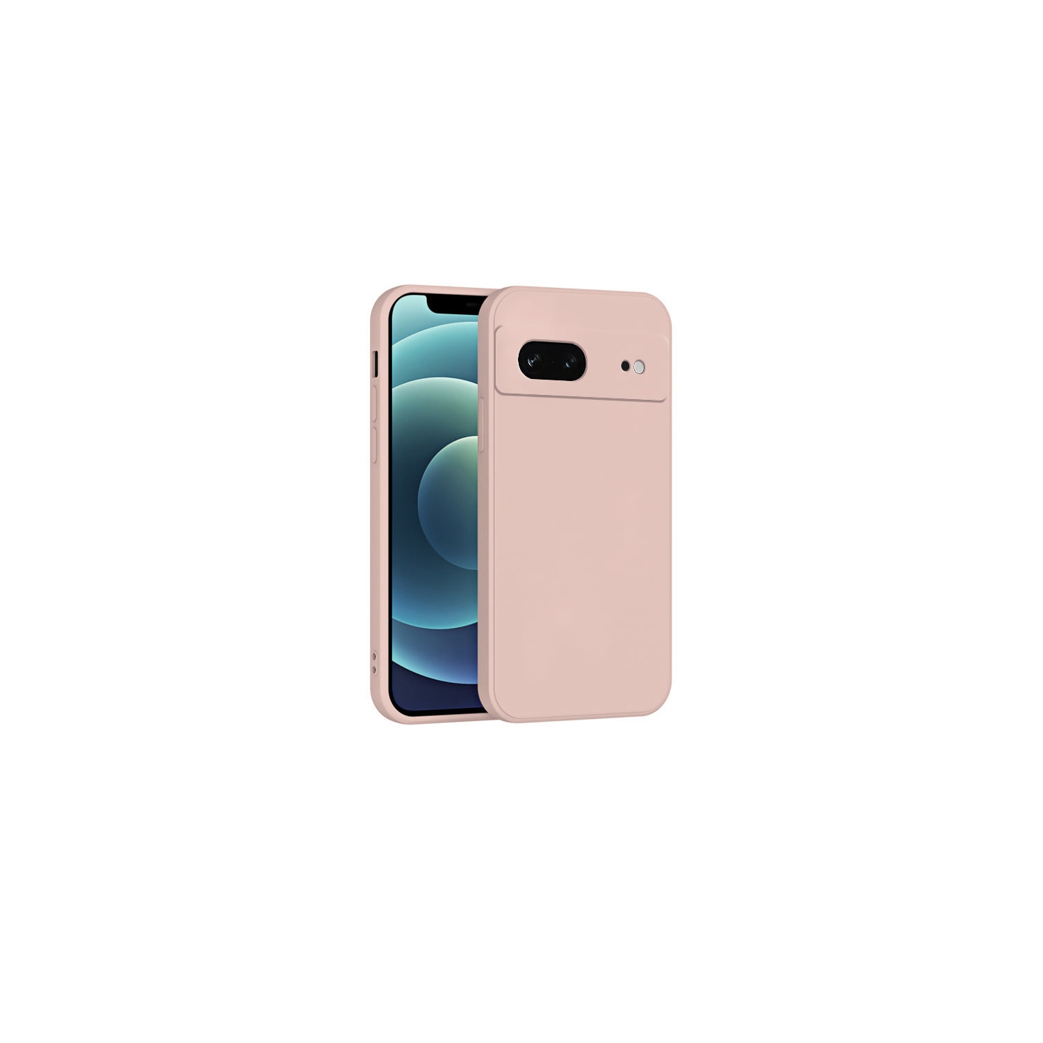 PANDACO Soft Shell Matte Pink Case for Google Pixel 7