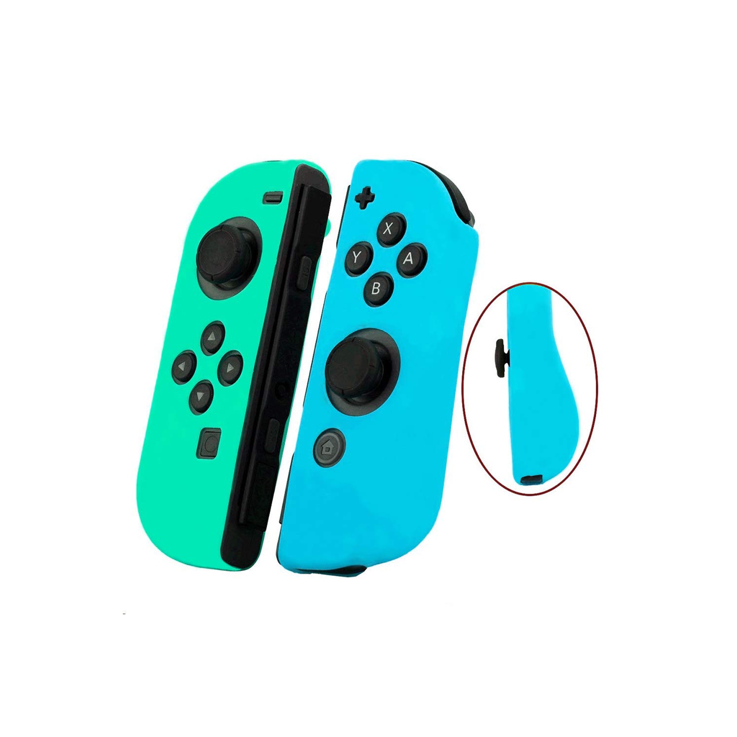 Animal Crossing Silicone Case for Switch Joycon: Anti-Slip Protector with Gel Grip Guard for Joy Cons Controllers.
