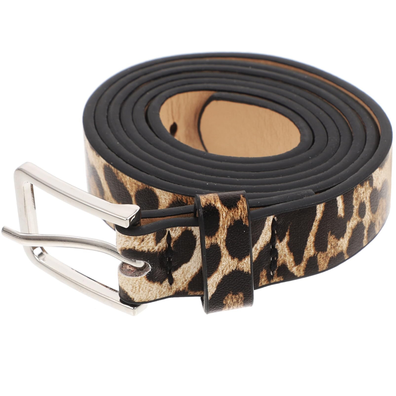 Feiona Womens Leopard Print Leather Belts for Women, Waist Belts