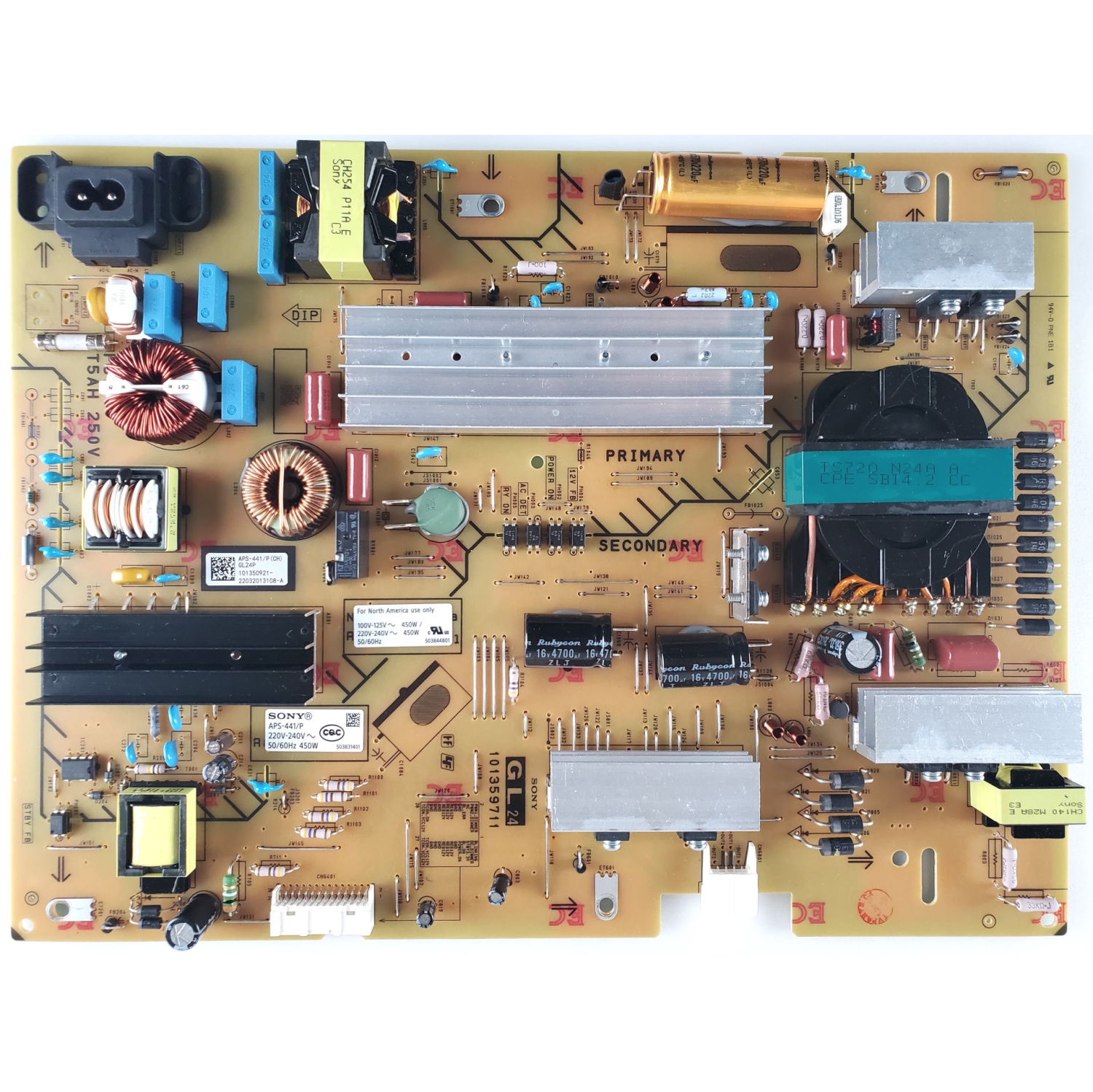 Refurbished (Good) Sony TV Power Supply Board 65X85K 1-013-509-41