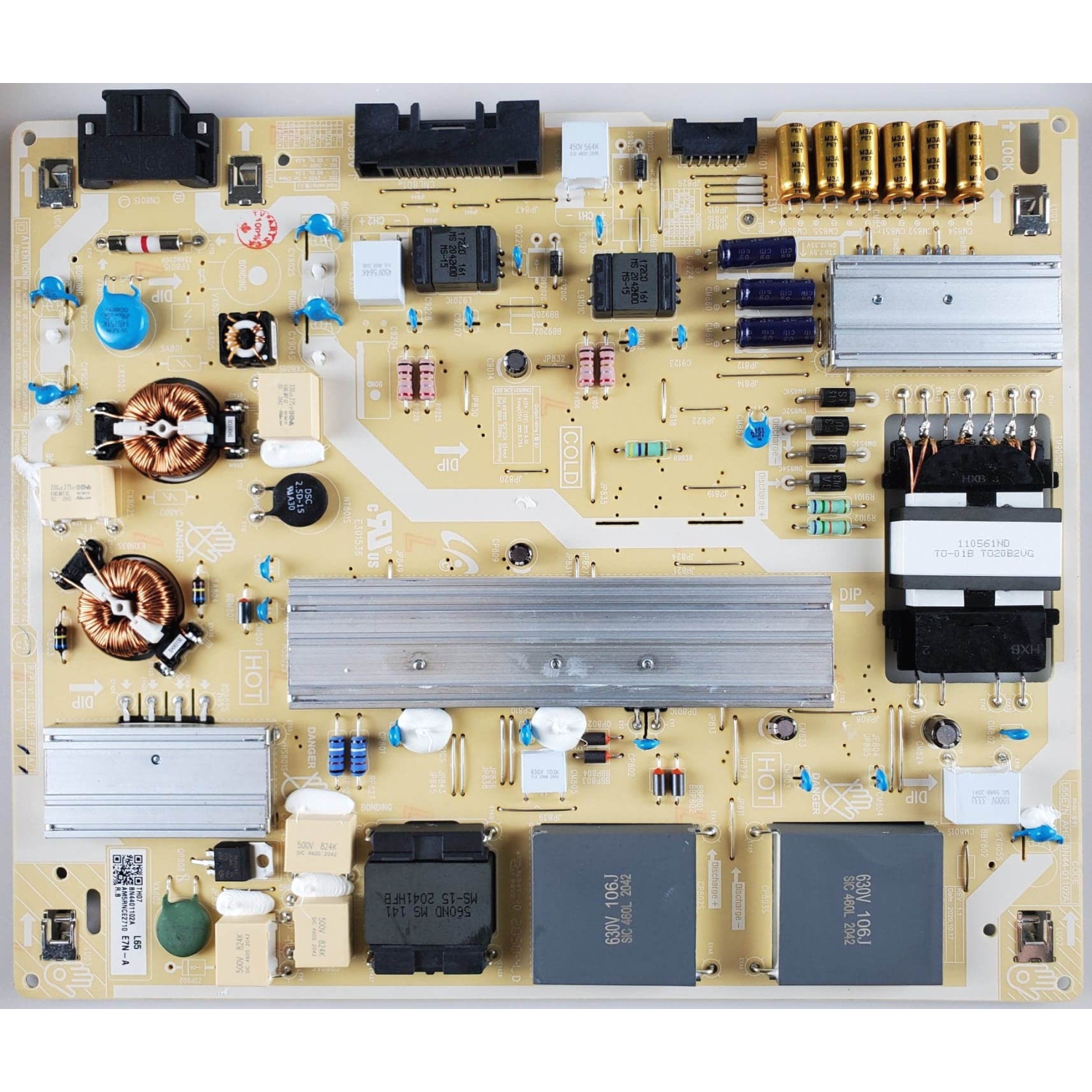 Refurbished (Good) Samsung TV Power Supply Board QN65Q62A QN65Q60A QN65Q6DA (Ver. WA02) BN44-01102A