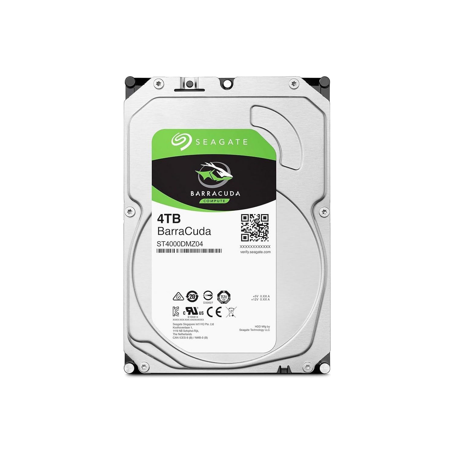 Open Box - Seagate BarraCuda 4TB Internal Hard Drive HDD – 3.5 Inch Sata 6 Gb/s 5400 RPM 256MB Cache - ST4000DMZ04