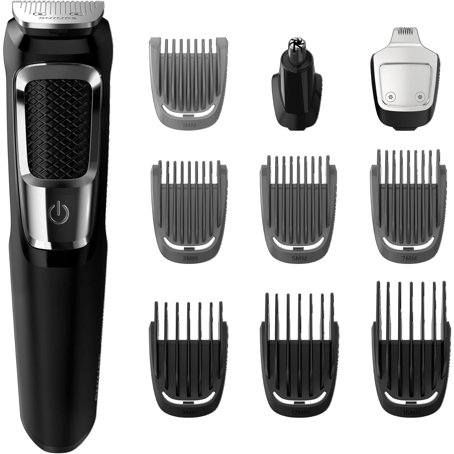 Philips Multigroom Series 3000 Cordless with 10 Trimming Accessories, Lithium-Ion and Storage Bag
