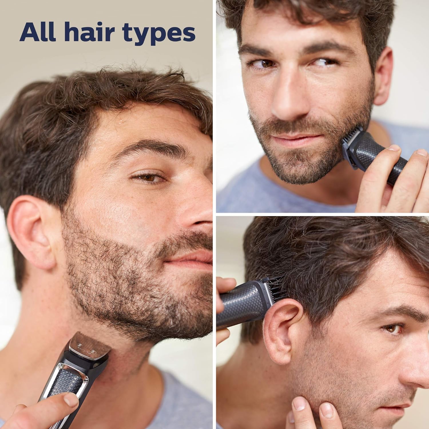 Philips Multigroom Series 3000 sans fil avec 10 accessoires de tonte, lithium-ion et sac de rangement