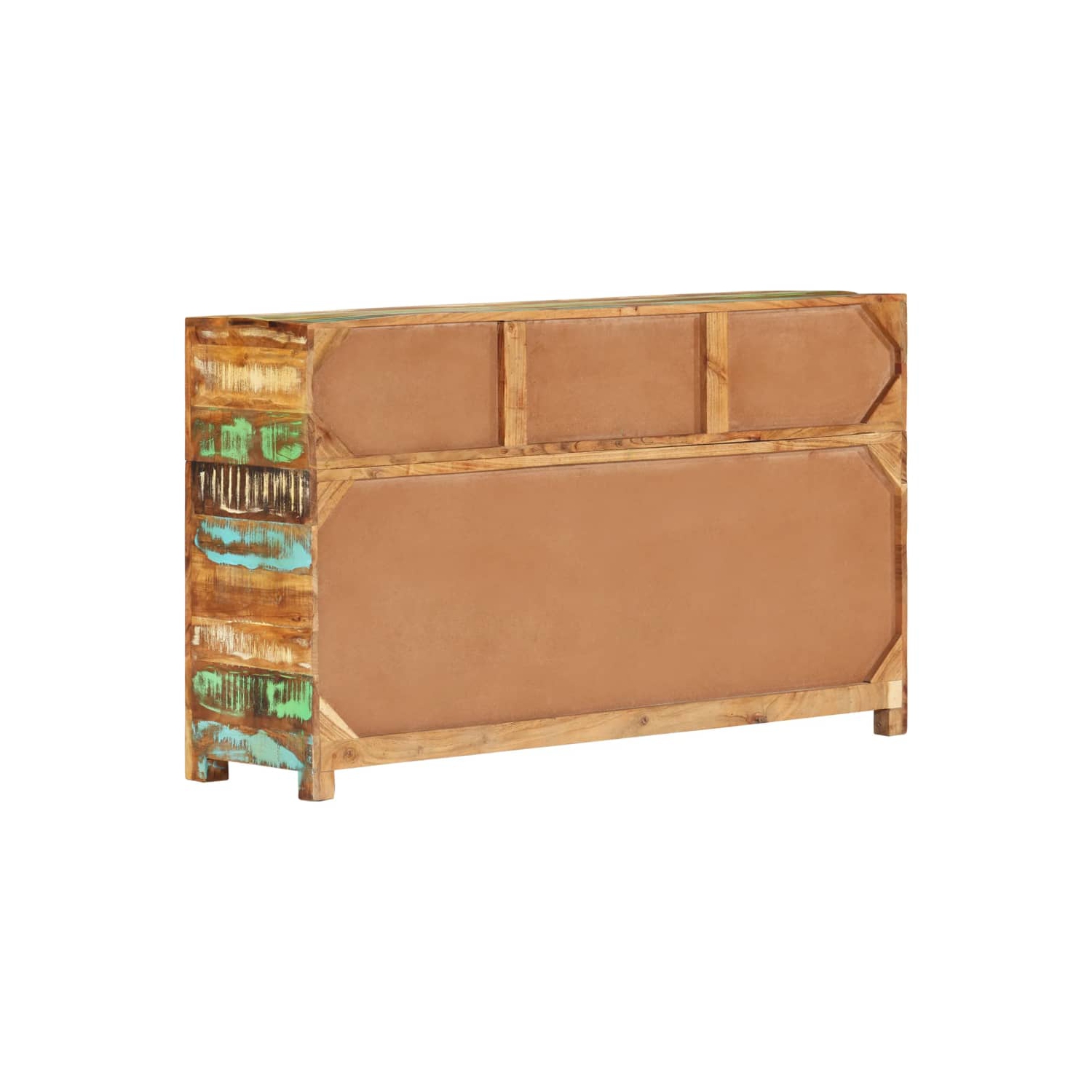 vidaXL Sideboard 110x30x65 cm Solid Wood Reclaimed