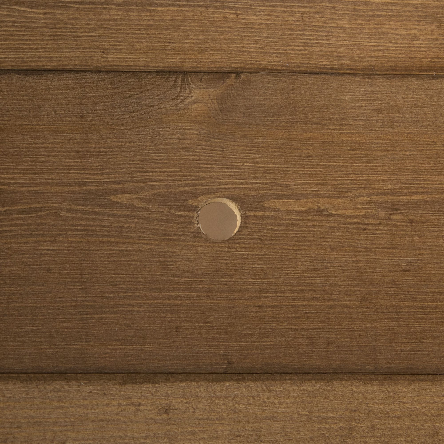 Outsunny 43" x 18" x 30" Raised Garden Bed, Wood Planter Box with Storage Shelf and 8 Pockets, to Grow Herbs, Vegetables, and Flowers, Dark Brown