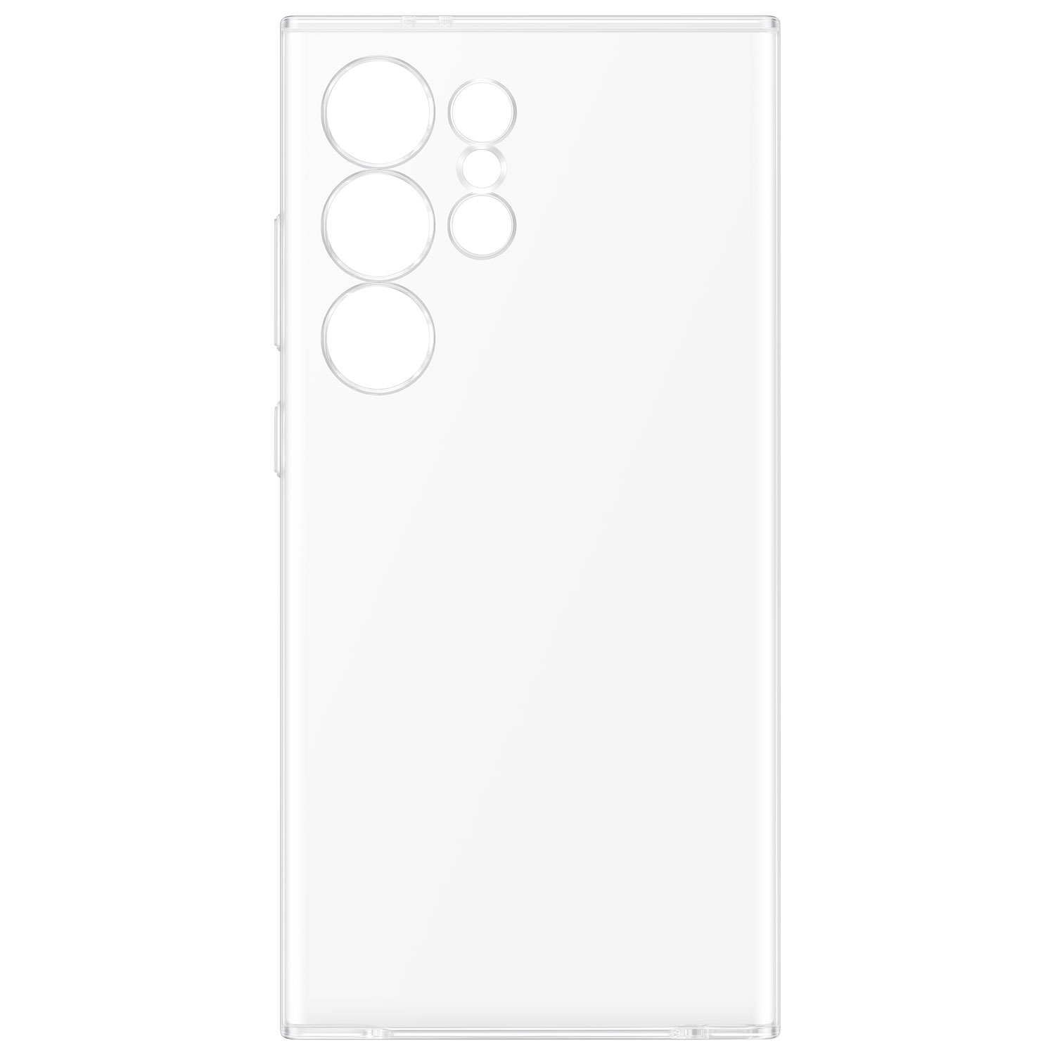 Samsung Fitted Soft Shell Case for Galaxy S24 Ultra - Clear