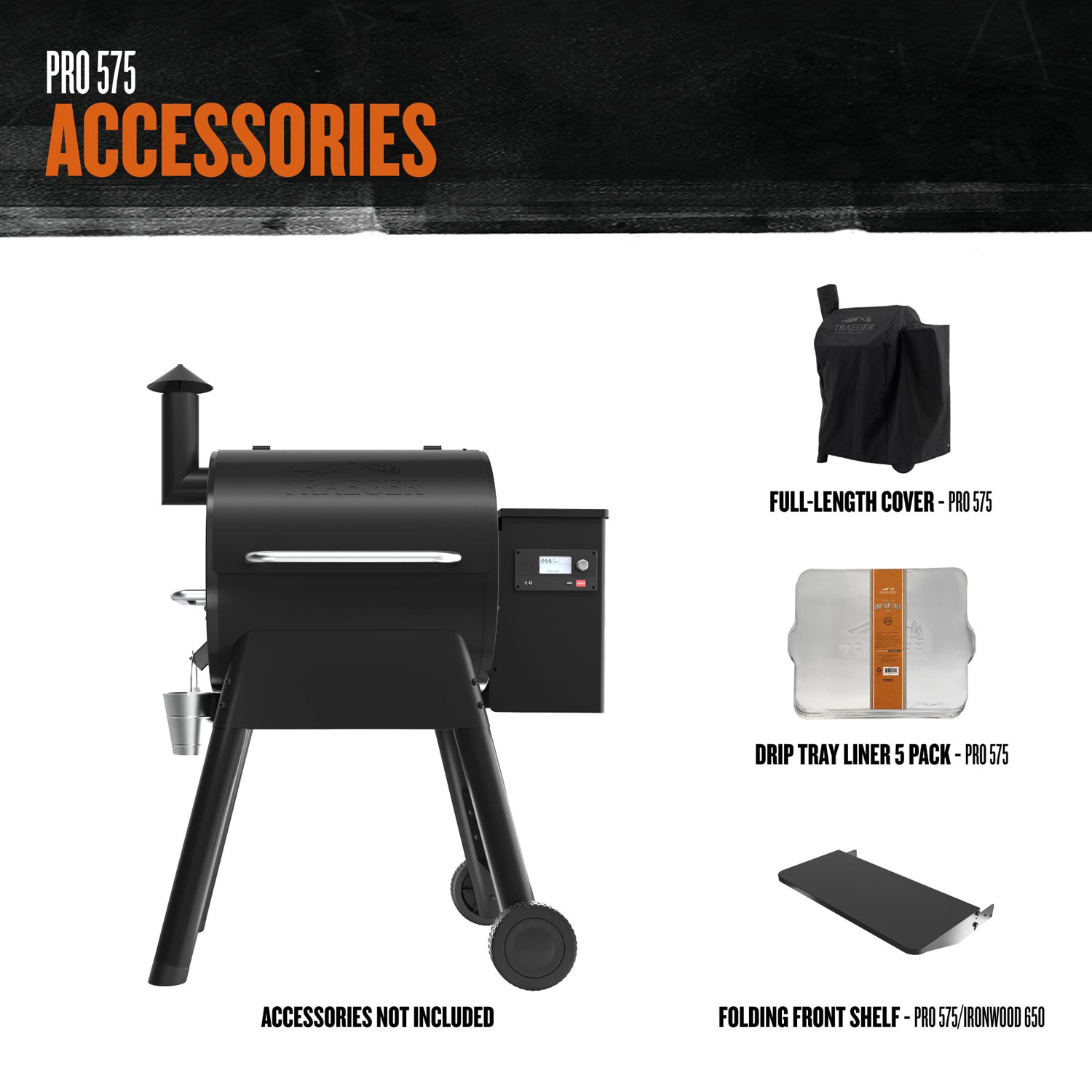 Traeger Pro 575 Wood Pellet Grill & Smoker