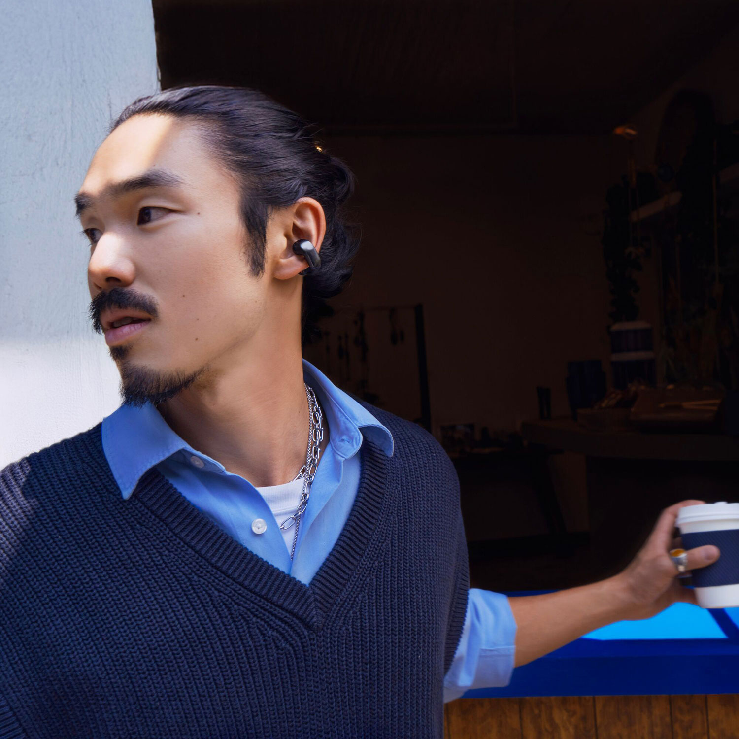 Écouteurs oreilles libres 100 % sans fil Ultra Open de Bose - Noir