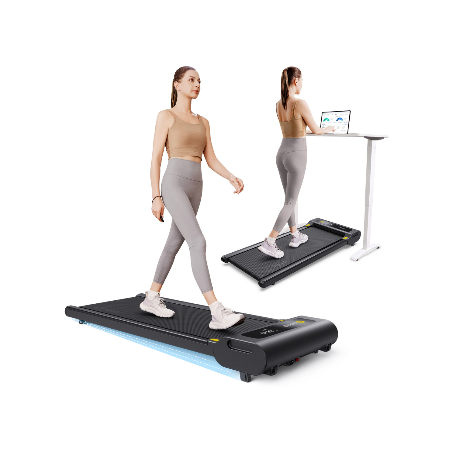  Treadmill Under Desk with Incline Walking Pad for