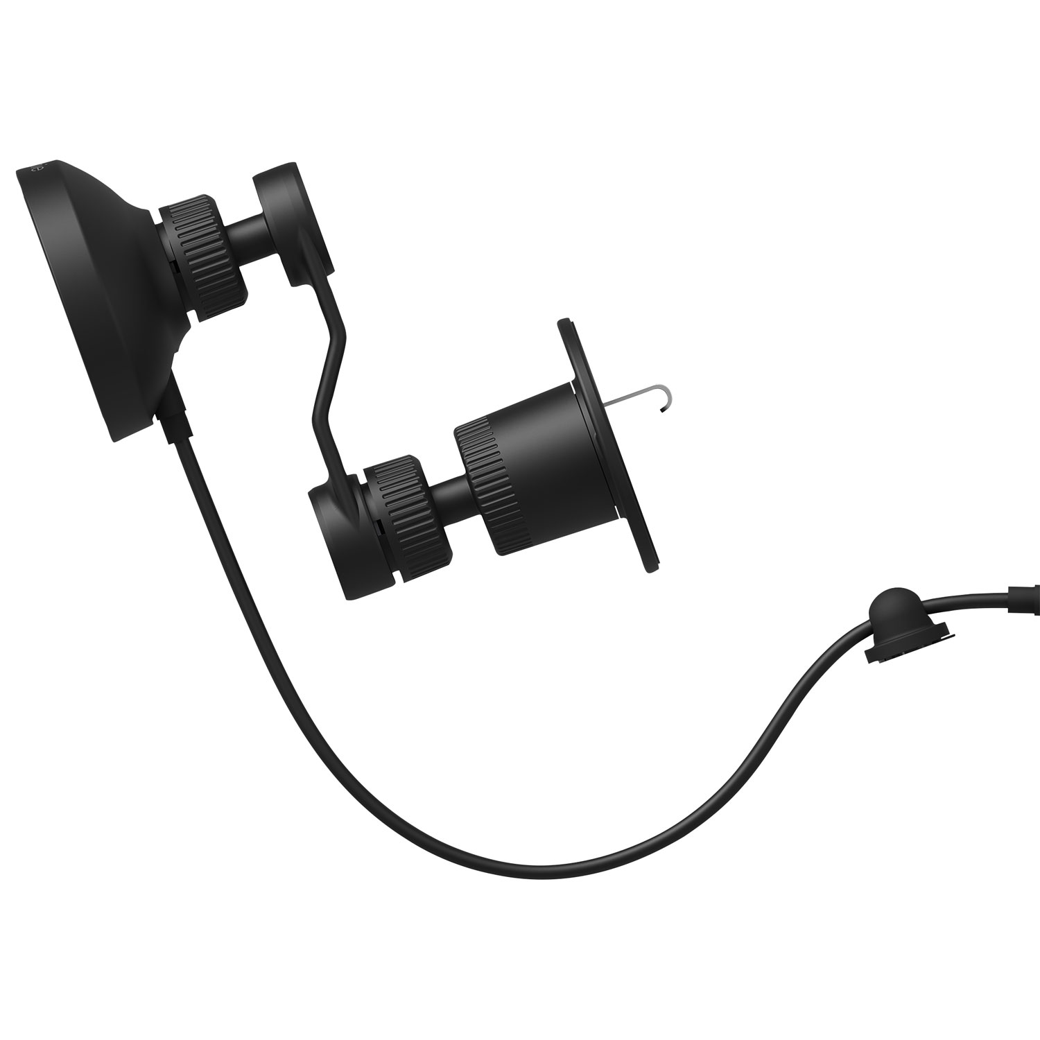 Support de recharge sans fil magnétique pour bouche d'air Qi2 snap+ de Mophie - Noir