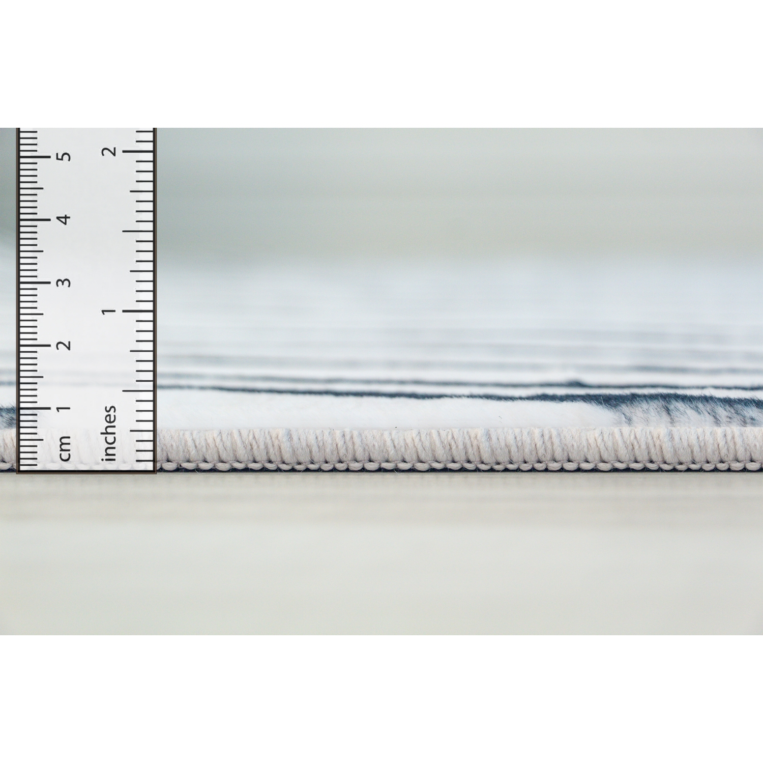 Rug Branch Nami Contemporary Abstract Line White/Black Area Rug