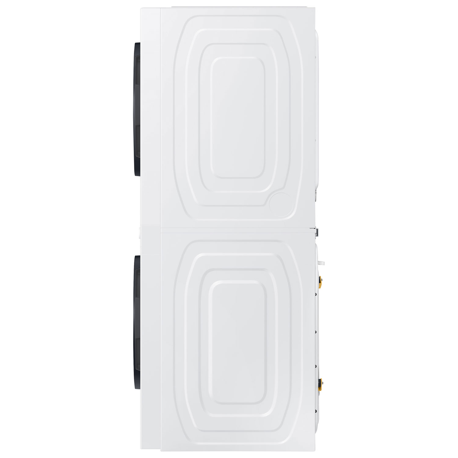 Duo laveuse électrique de 5,3 pi³ et sécheuse de 7,6 pi³ de Samsung - Blanc - Exclusivité de Best Buy