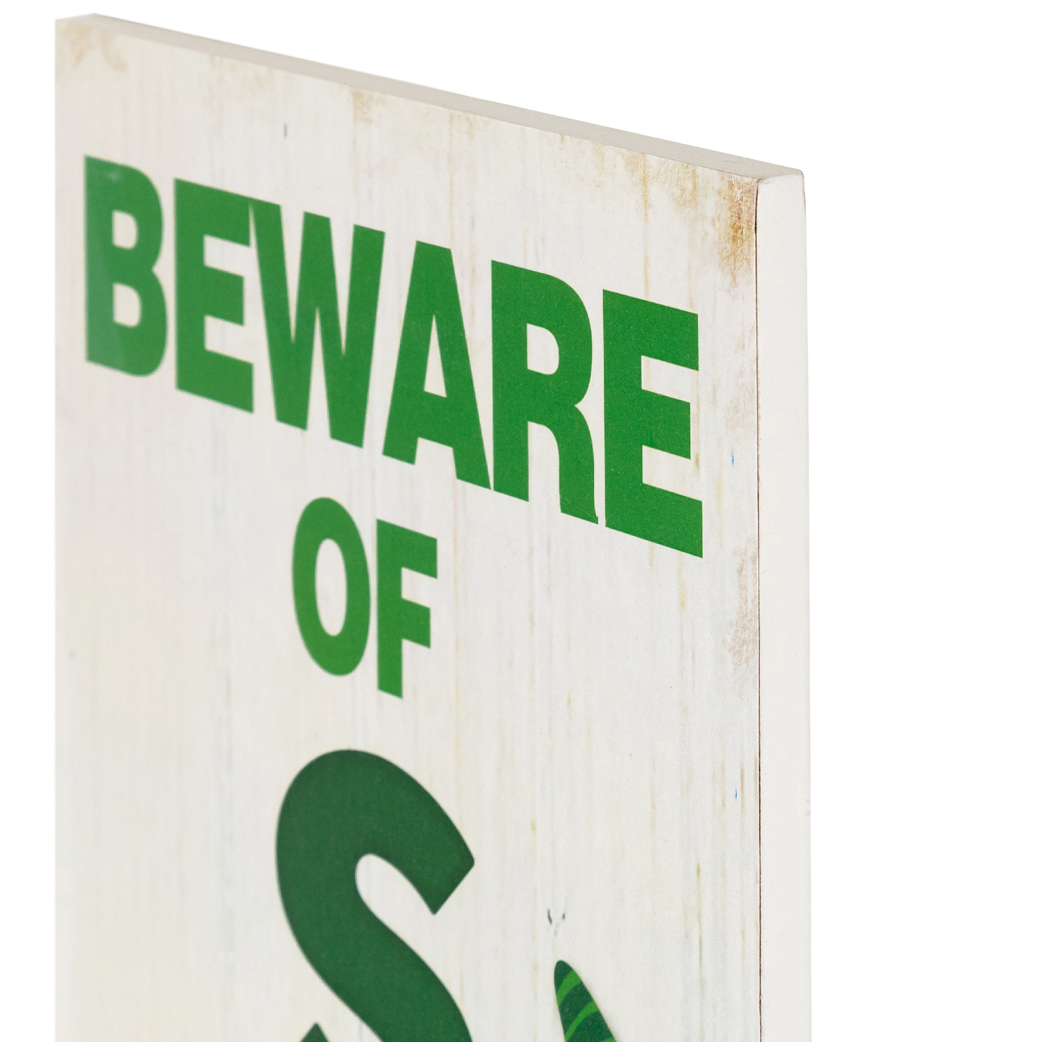 Beware of Shenanigans St. Patrick's Day Porch Board Sign - 36"