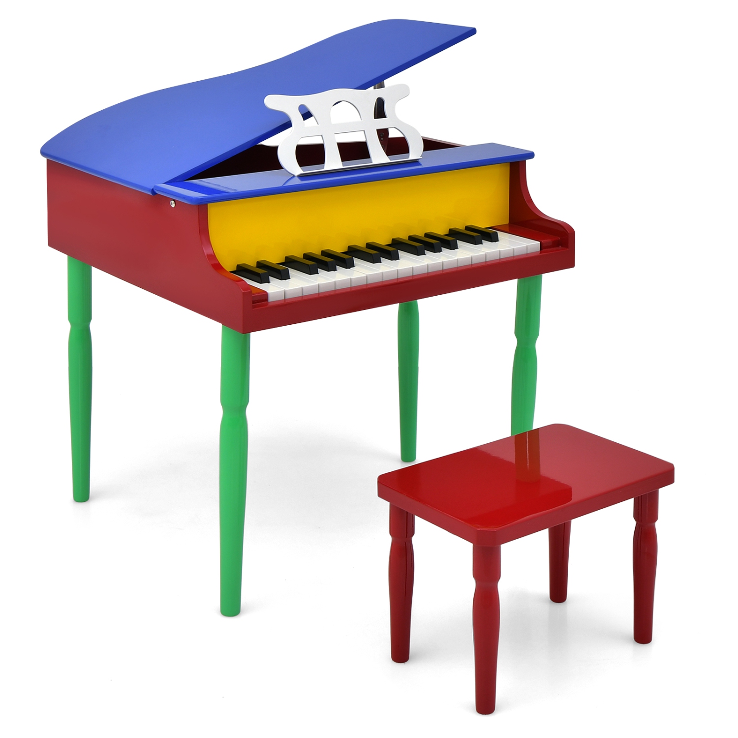 Piano classique à 30 touches de Costway avec banc et support de partitions