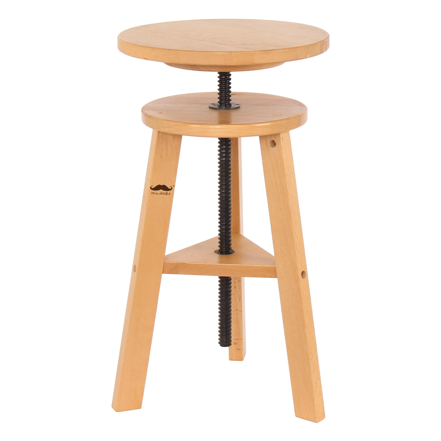 Wooden Drafting Chair and Stools, 18.9-25.6inch Adjustable Height Stool Chair, Artist Stool and Office Studio Stool with 176lbs Loading