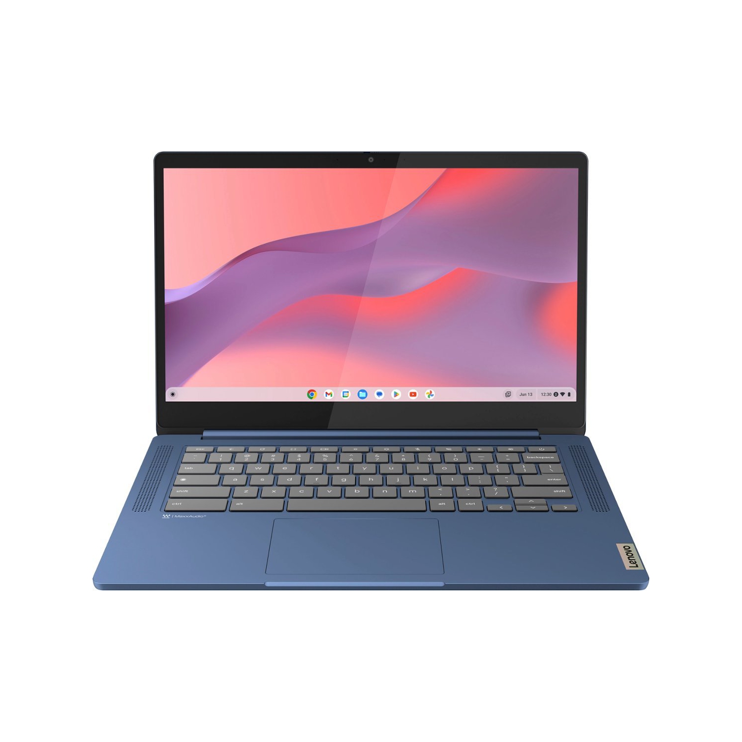 Lenovo Ideapad Slim 3 Chromebook 14" Touchscreen FHD Laptop (MediaTek 8186, 4GB RAM, 64GB eMMC, Chrome OS) - Abyss Blue (82XJ0000US)