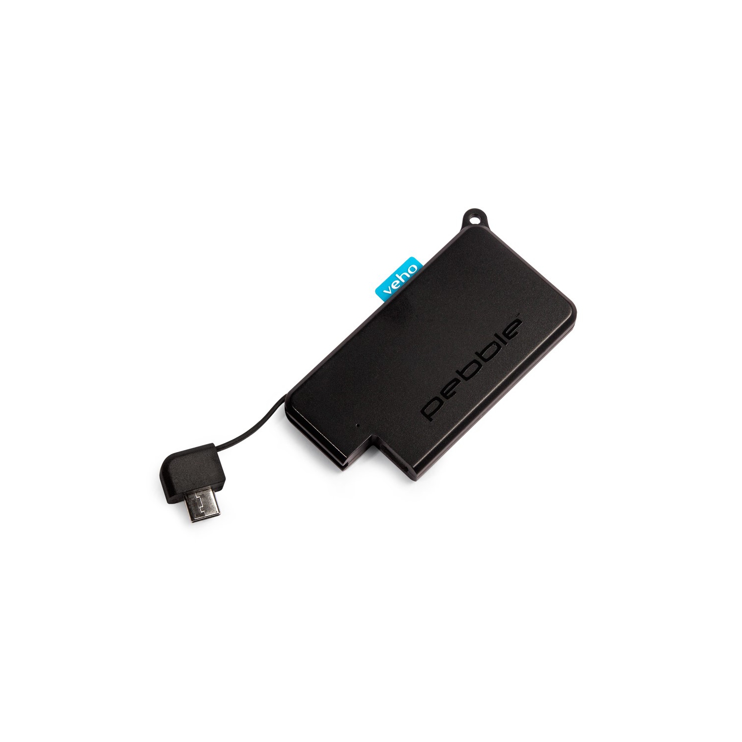 Veho Pokket 1000-mah Keyring Sized Power Bank - Black