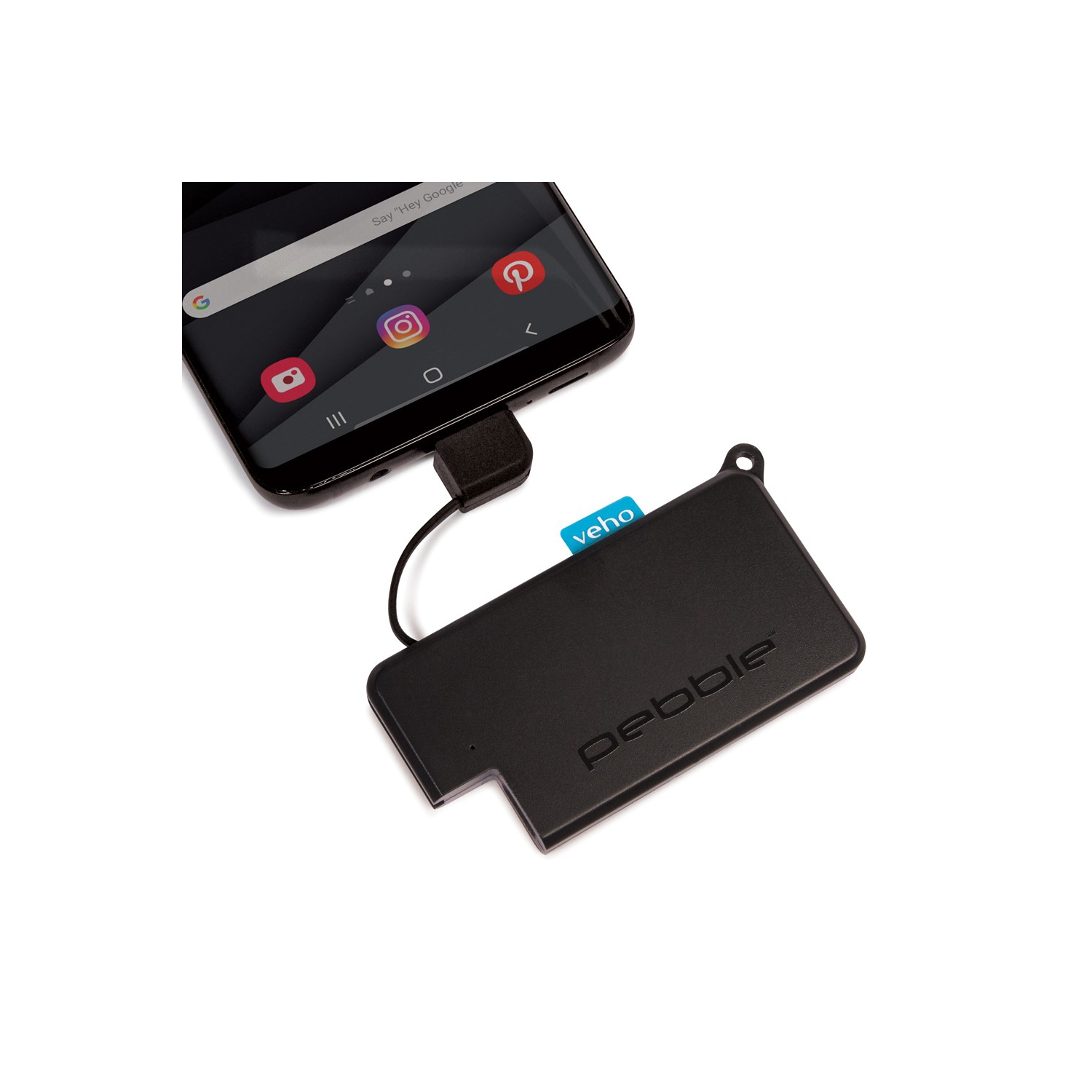 Veho Pokket 1000-mah Keyring Sized Power Bank - Black