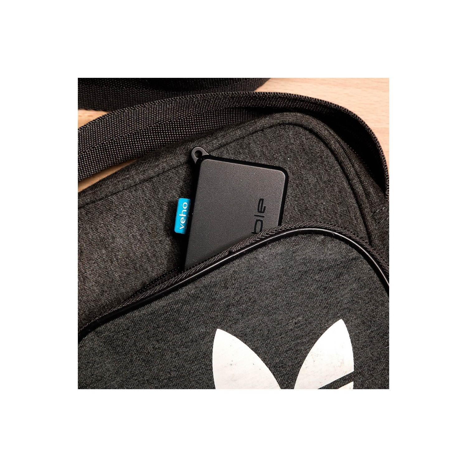 Veho Pokket 1000-mah Keyring Sized Power Bank - Black