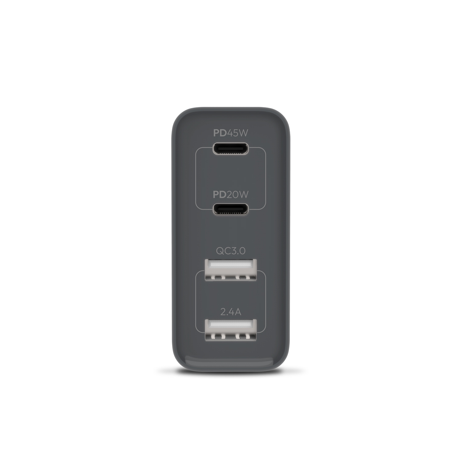 Veho TA-45 Multi-Region Universal USB Charger Plug Adapter - Black