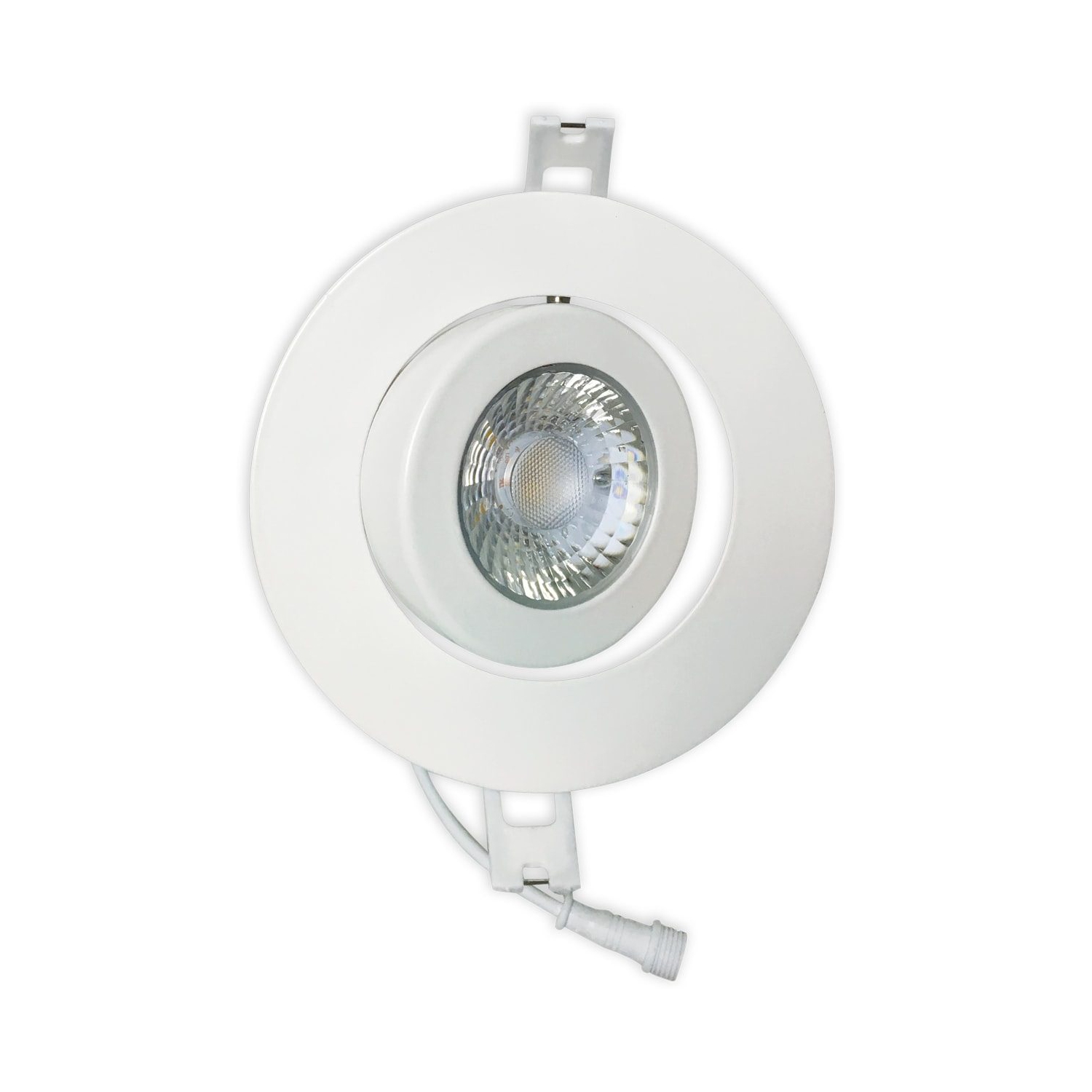 VOTATEC LED SLIM GIMBAL ROUND PANEL 4" 5CCT 10W WHITE