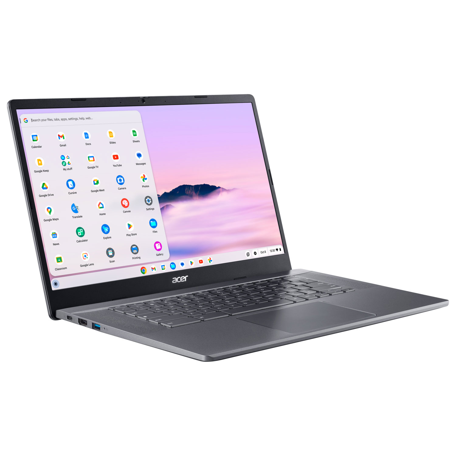 Chromebook Plus de 15,6 po d'Acer avec 3 mois de forfait Google AI Pro