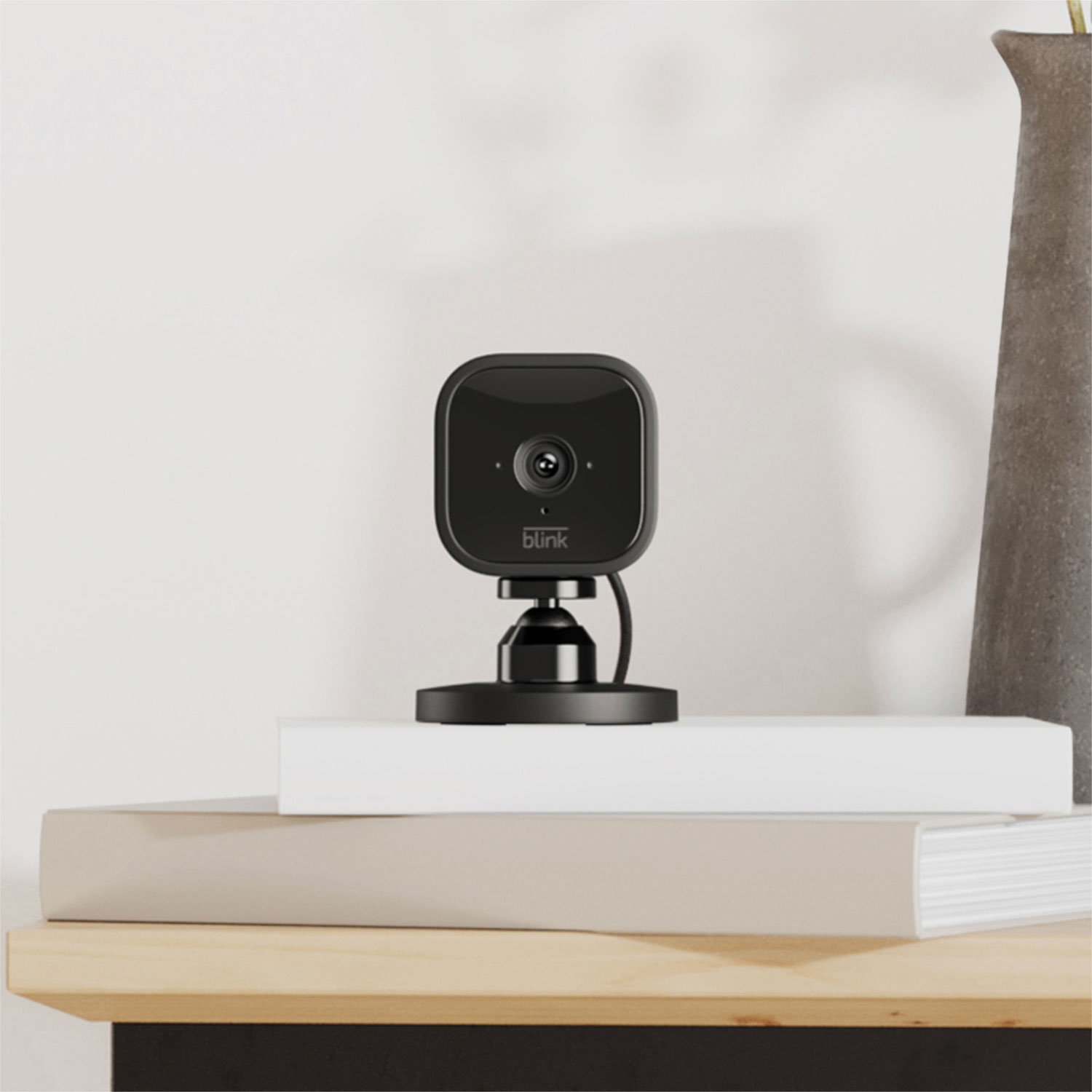 Caméra IP 1080p d'intérieur Wi-Fi Mini de Blink - lot de 2 - Noir