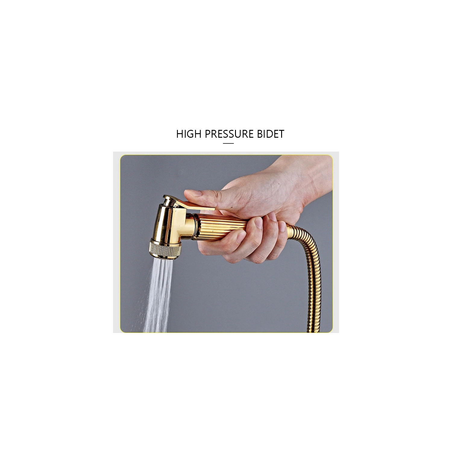 Douche Set salle de bain douche Black Gold avec pistolet de pulvérisation douche Supercharged Top Spray Lift système de douche à quatre engrenages