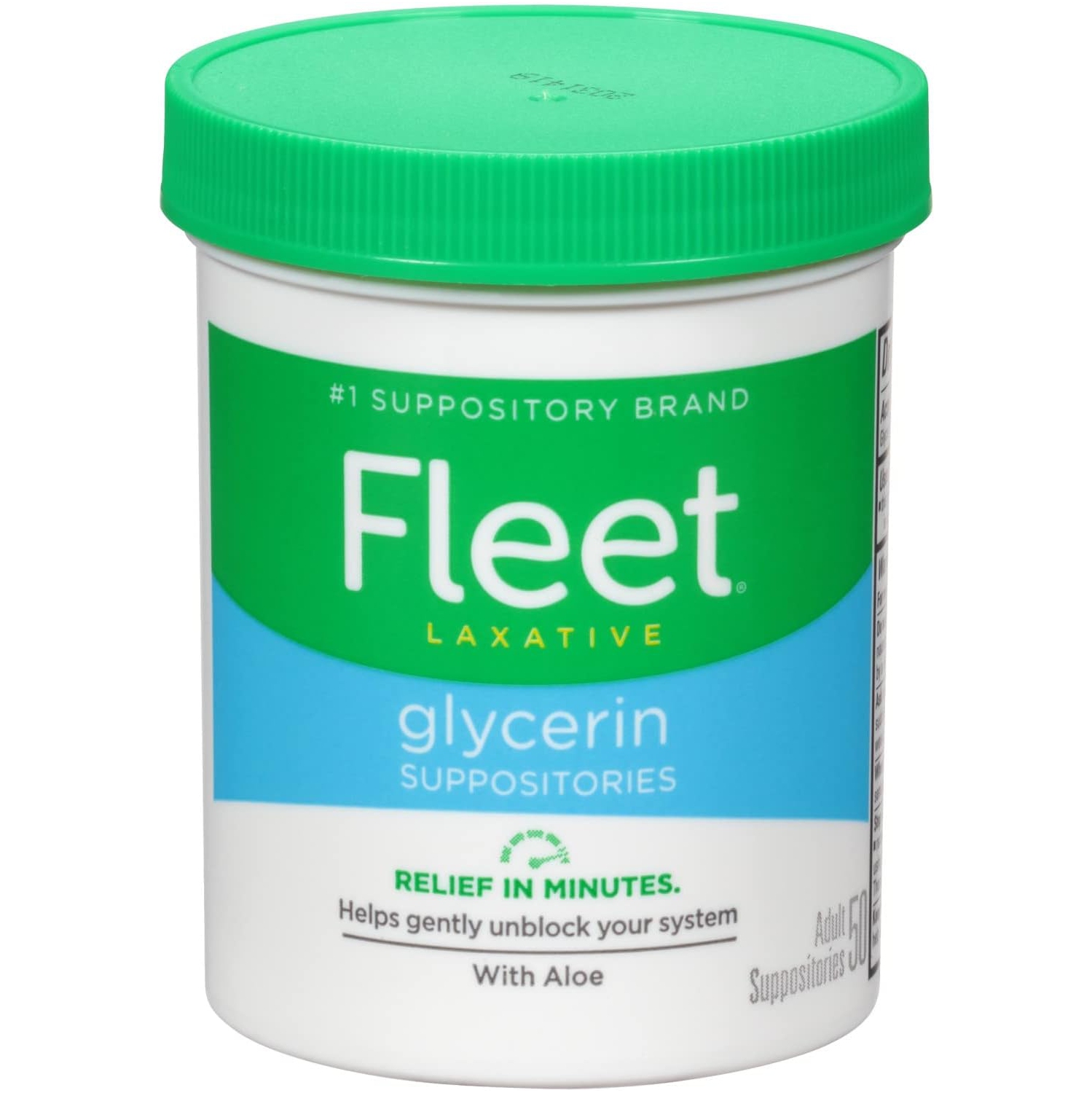 FLEET Glycerin Suppositories Adult 50'S, 50 CT