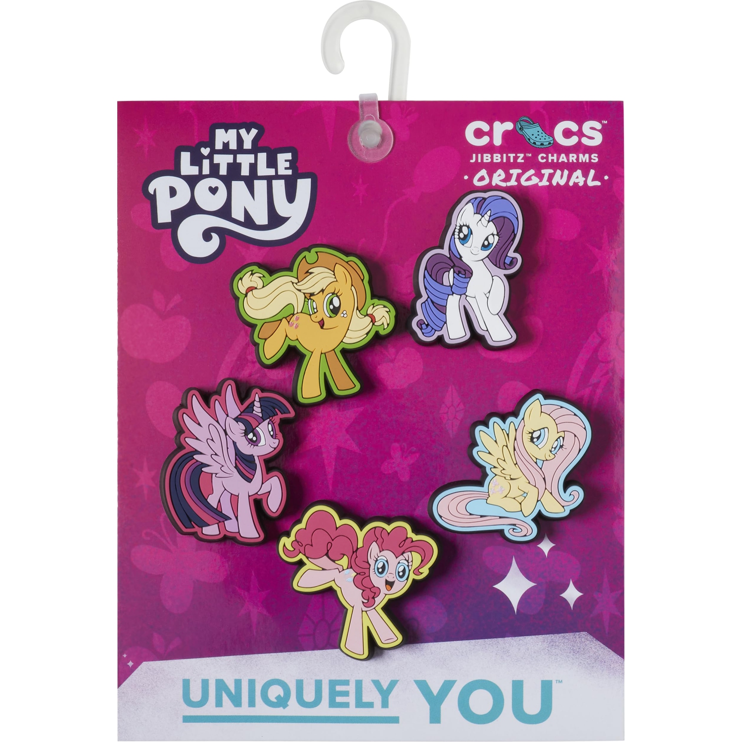 Uni's Jibbitz Shoe Little Pony Multi Pack, Animal Charms